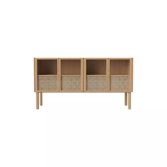 Buffet Cana en Bois, Placage chêne – Couleur Bois naturel – 159 x 96.12 x 84.4 cm – Designer Steffensen & Würtz