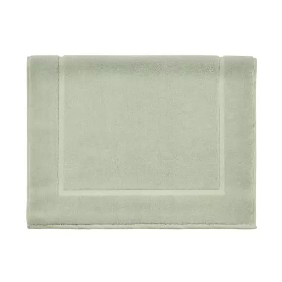 Tapis de bain en coton sauge 60×100