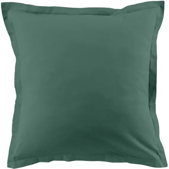 Taie d&rsquo;oreiller coton bleu 63×63 cm