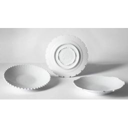 Assiette creuse Machine en Céramique, Porcelaine – Couleur Blanc – 30 x 30 x 4 cm – Designer Diesel Creative Team