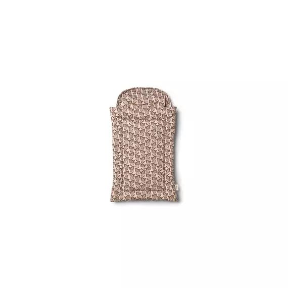 Parure de lit poupée Poupées en Tissu, Coton biologique GOTS – Couleur Rose – 22.89 x 22.89 x 22.89 cm