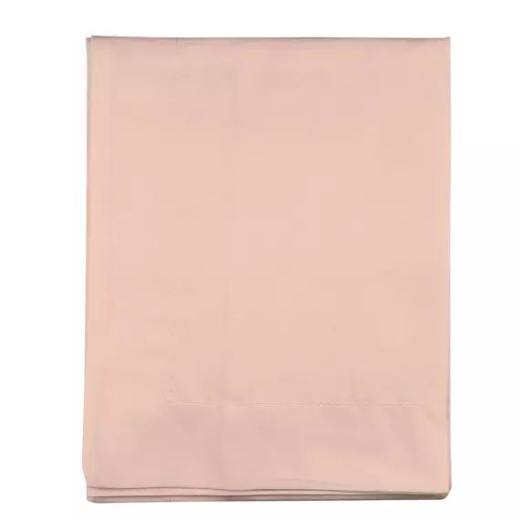Taie de traversin en 100% coton rose the 43 x 185 cm