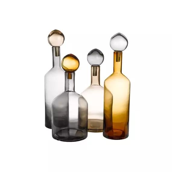 Carafe Bubbles en Verre, Verre teinté dans la masse – Couleur Jaune – 41.6 x 41.6 x 33 cm – Designer  Studio