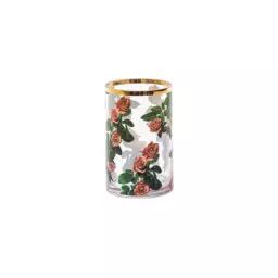Vase Toilet Paper en Verre, Or véritable – Couleur Multicolore – 9 x 9 x 14 cm – Designer Maurizio Cattelan