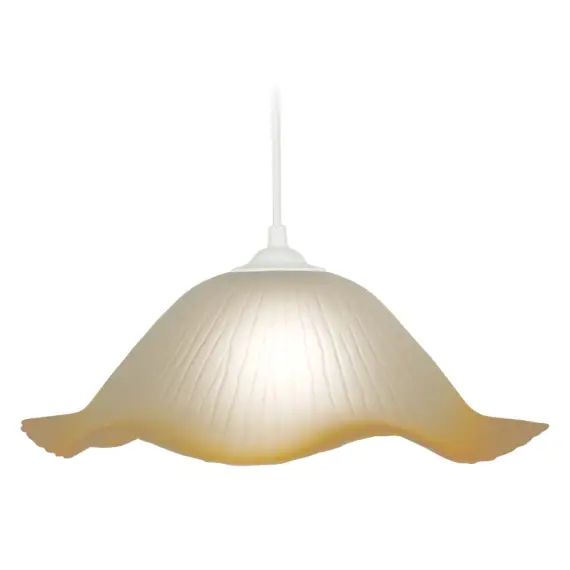 Suspension verre ambre