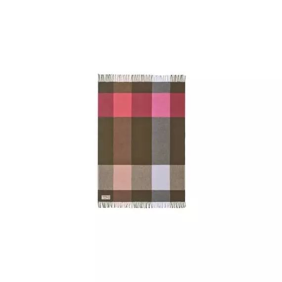 Plaid Plaid en Tissu, Laine – Couleur Marron – 26.21 x 26.21 x 26.21 cm – Designer Carole Baijings