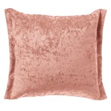 Housse de coussin rose en polyester-45×45 cm uni