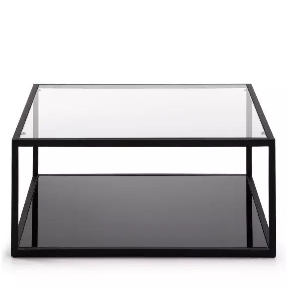 Blackhill – Table basse carrée en métal