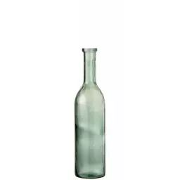 Vase verre vert H75cm