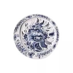 Assiette Classic on acid en Céramique, Porcelaine fine – Couleur Bleu – 28 x 28 x 10 cm – Designer Diesel Creative Team