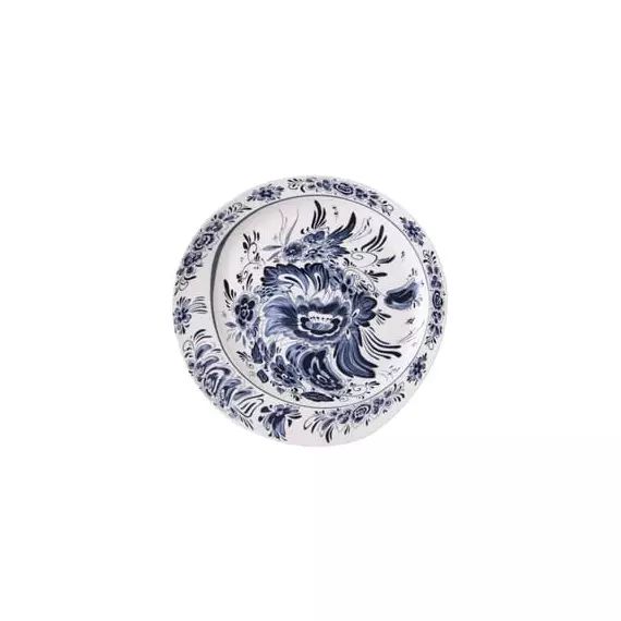 Assiette Classic on acid en Céramique, Porcelaine fine – Couleur Bleu – 28 x 28 x 10 cm – Designer Diesel Creative Team