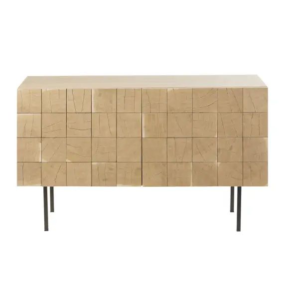 Buffet 2 portes effet damier Magnus