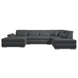 Vermont – Canapé d&rsquo;angle panoramique en U – XXL – Droit