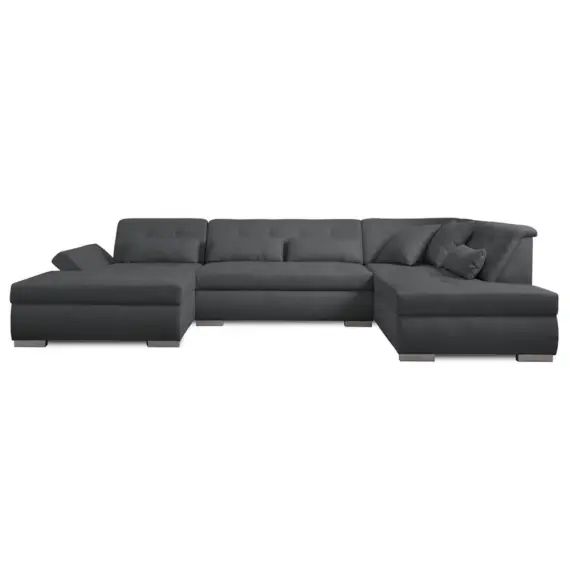 Vermont – Canapé d&rsquo;angle panoramique en U – XXL – Droit