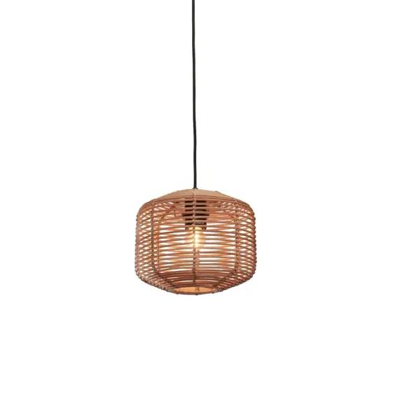 Suspension rotin  naturel, h. 20cm