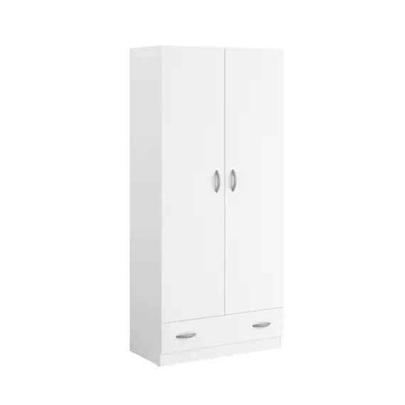 Armoire 2 portes 2 tiroirs L78 x H170cm