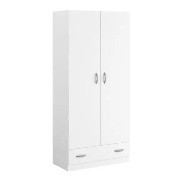 Armoire 2 portes 2 tiroirs L78 x H170cm