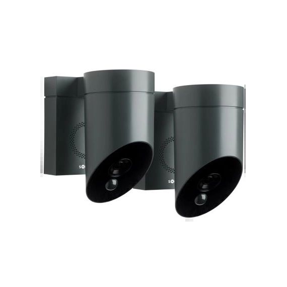 Accessoire pour alarme Somfy Protect Pack x2 Outdoor Camera grise