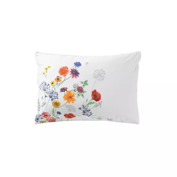 Taie d&rsquo;oreiller rectangulaire percale de coton – Imprimé
