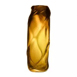 Vase Vases en Verre, Verre soufflé bouche – Couleur Orange – 27.85 x 27.85 x 47 cm – Designer Trine Andersen