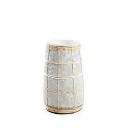 Vase en terre cuite gris naturel H22