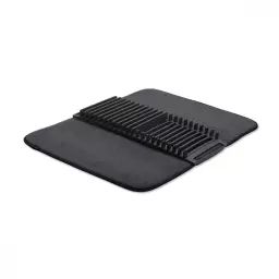 Egouttoir pliable plastique et coton noir