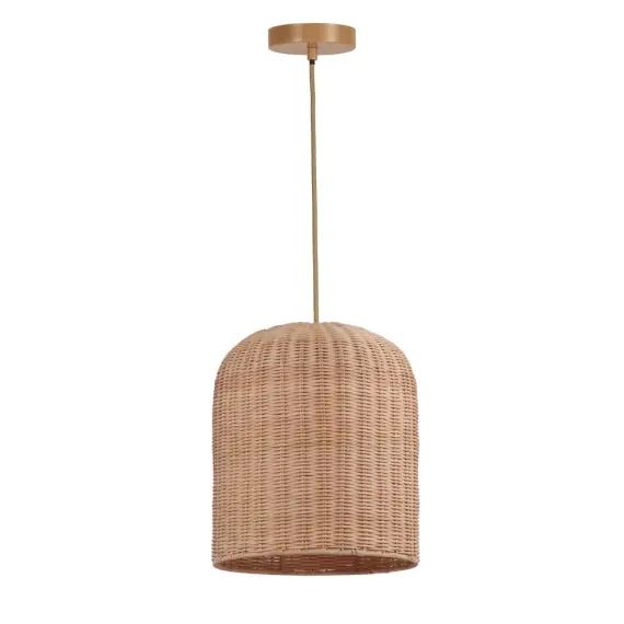 Suspension en rotin 30cm