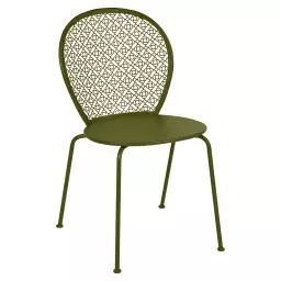 Lot de 2 Chaises Empilables Lorette en Acier FERMOB