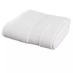 Maxi drap de bain en coton blanc 100×150 cm