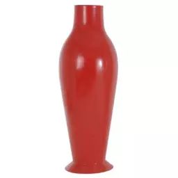 Pot de fleurs en Plastique, Polycarbonate – Couleur Rouge – 61 x 61 x 164 cm – Designer Philippe Starck