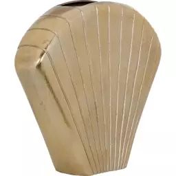 Vase Aluminium Or