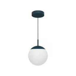 Lampe connectée Mooon en Verre, Aluminium – Couleur Bleu – 25 x 25 x 25 cm – Designer Tristan Lohner