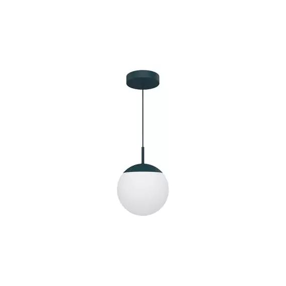 Lampe connectée Mooon en Verre, Aluminium – Couleur Bleu – 25 x 25 x 25 cm – Designer Tristan Lohner