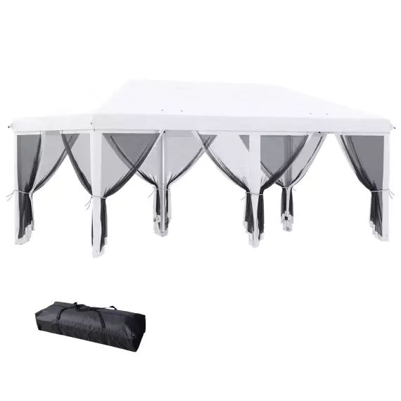 Tonnelle barnum pliant style colonial dim. 5,85L x 2,95l x 2,7H m