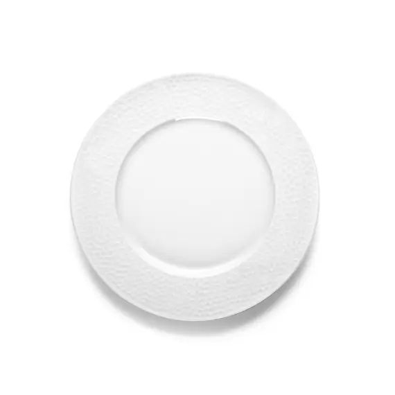 Assiette dessert en Porcelaine Blanc