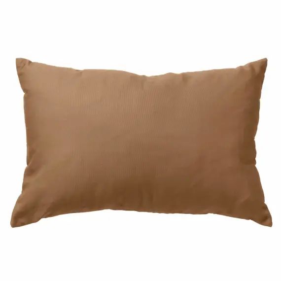 Housse de coussin d&rsquo;extérieur marron 40×60 cm uni