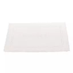 Tapis de bain 750gr/m2 en coton blanc 50×80