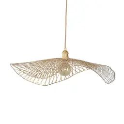 Abat-Jour pour suspension bambou marron D75cm