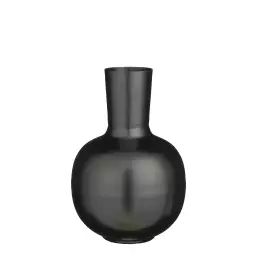 Vase en métal noir H42