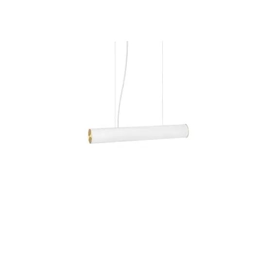 Suspension Vuelta en Verre, Laiton – Couleur Blanc – 60 x 26.21 x 26.21 cm – Designer Trine Andersen