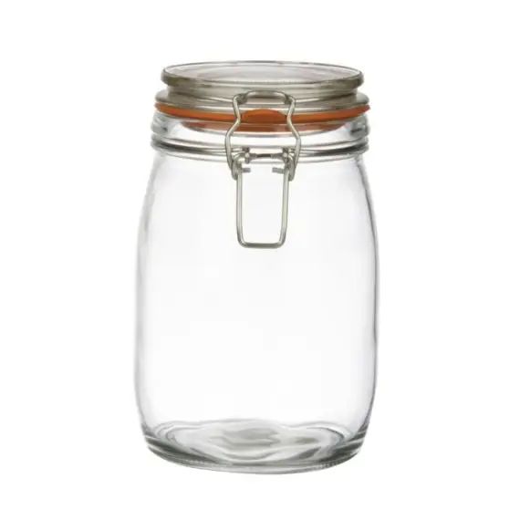 Bocal à conserves à clip en verre 1 L