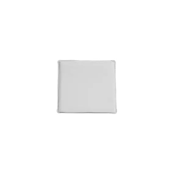 Coussin d’assise Hee en Tissu, Mousse polyuréthane – Couleur Blanc – 36 x 21.25 x 21.25 cm