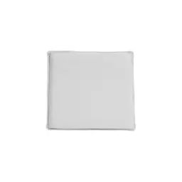 Coussin d’assise Hee en Tissu, Mousse polyuréthane – Couleur Blanc – 36 x 21.25 x 21.25 cm
