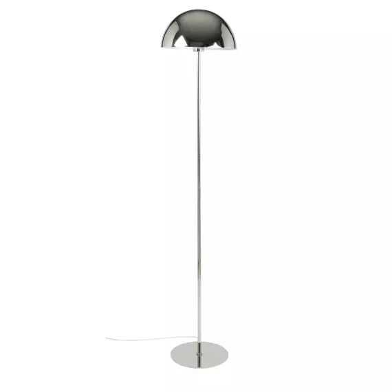 Lampadaire champignon en métal argenté H145