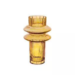 vase verre jaune rosalia – 14,5×24 cm