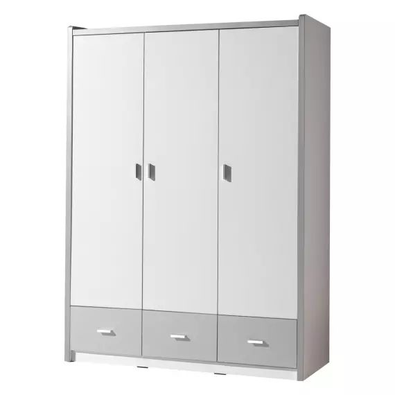 Armoire 3 portes blanc Vipack Mr Scandinave
