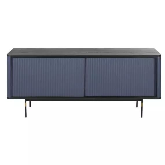 Buffet 2 portes bleu