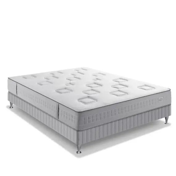 Ensemble matelas ressorts ensachés avec sommier 140×200
