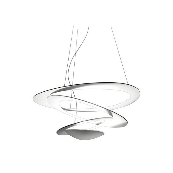 Suspension Pirce en Métal, Aluminium verni – Couleur Blanc – 69 x 67 x 23 cm – Designer Giuseppe Maurizio Scutellà