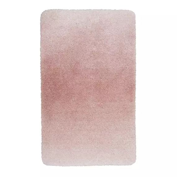 Tapis de bain doux dégradé rose 60×100